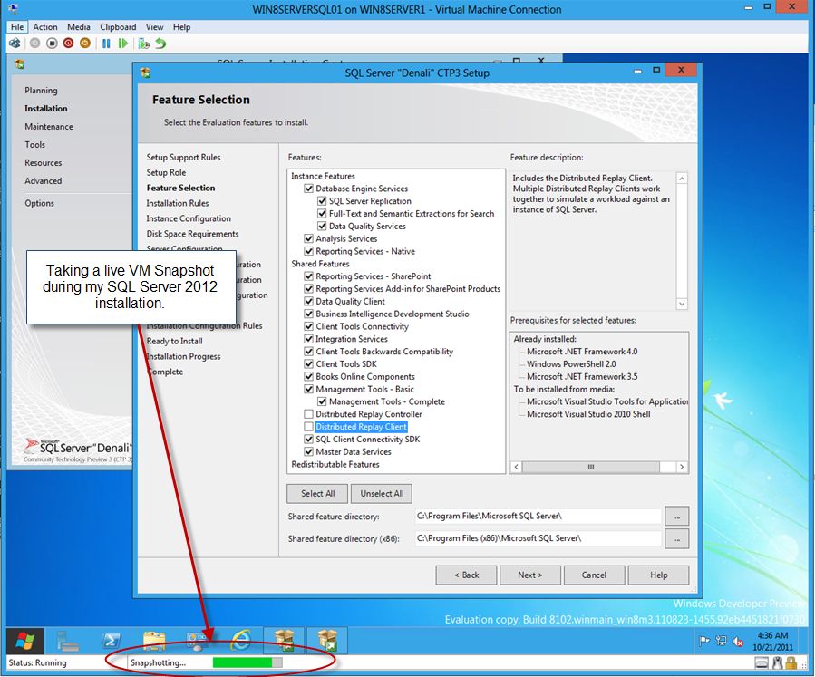 SnapshB4InstallSQLCTP3