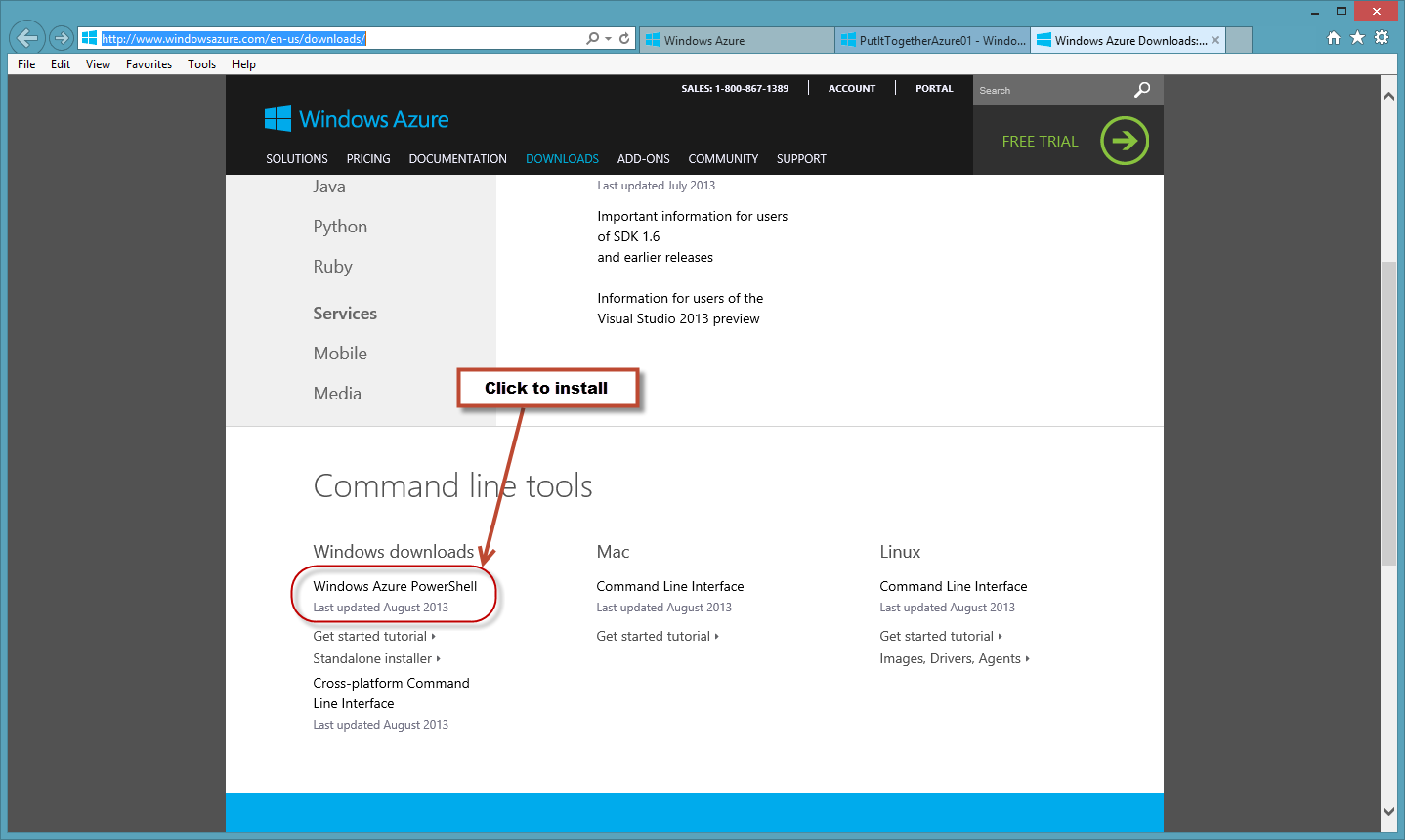 WindowsAzureDownloadPosh