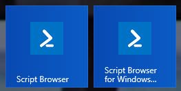 Script Browser Icons