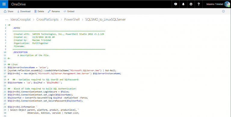 powershell onedrive powershell onedrive