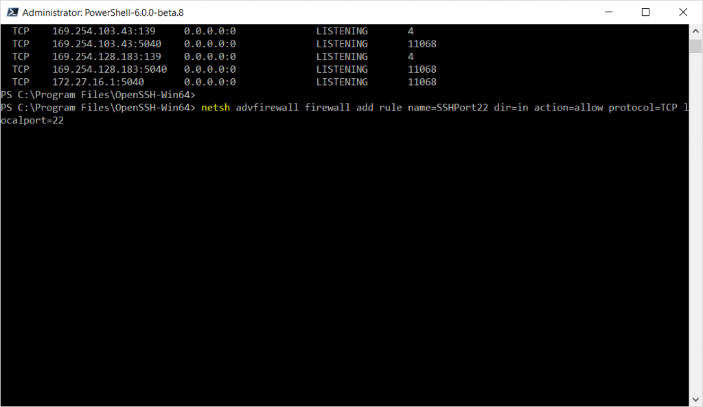 windows openssh config windows openssh config